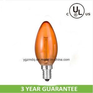 Super Bright 500lm Warm White LED Filament Candle Bulb
