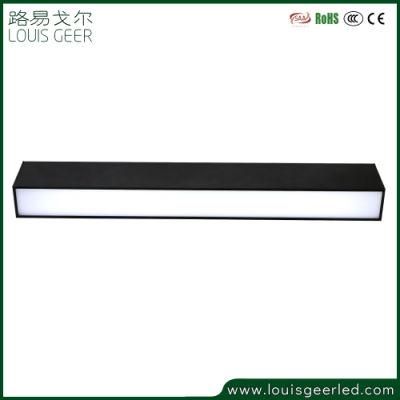 60W CRI80/90 CCT 2700-6000K Dimmable Anti Glare LED Linear Light for Office