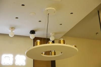 Masivel Lighting Circle Modern Chandelier for Bedroom Dining Room