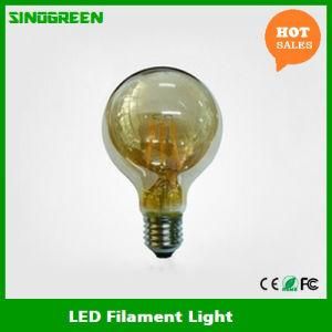 LED Christmas Light Ce EMC LVD RoHS 6W G80 Filament LED Bulb