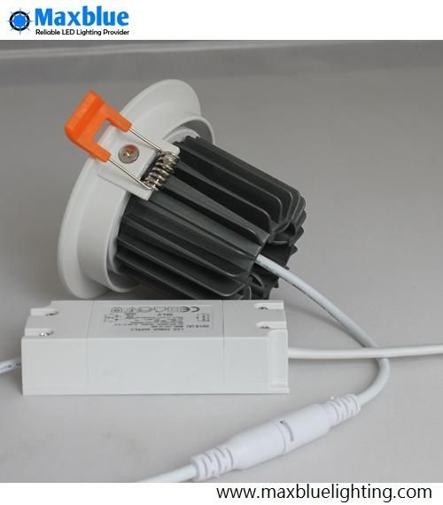 High CRI 9W/12W Commercial Lighting Dimmable COB LED Downlight