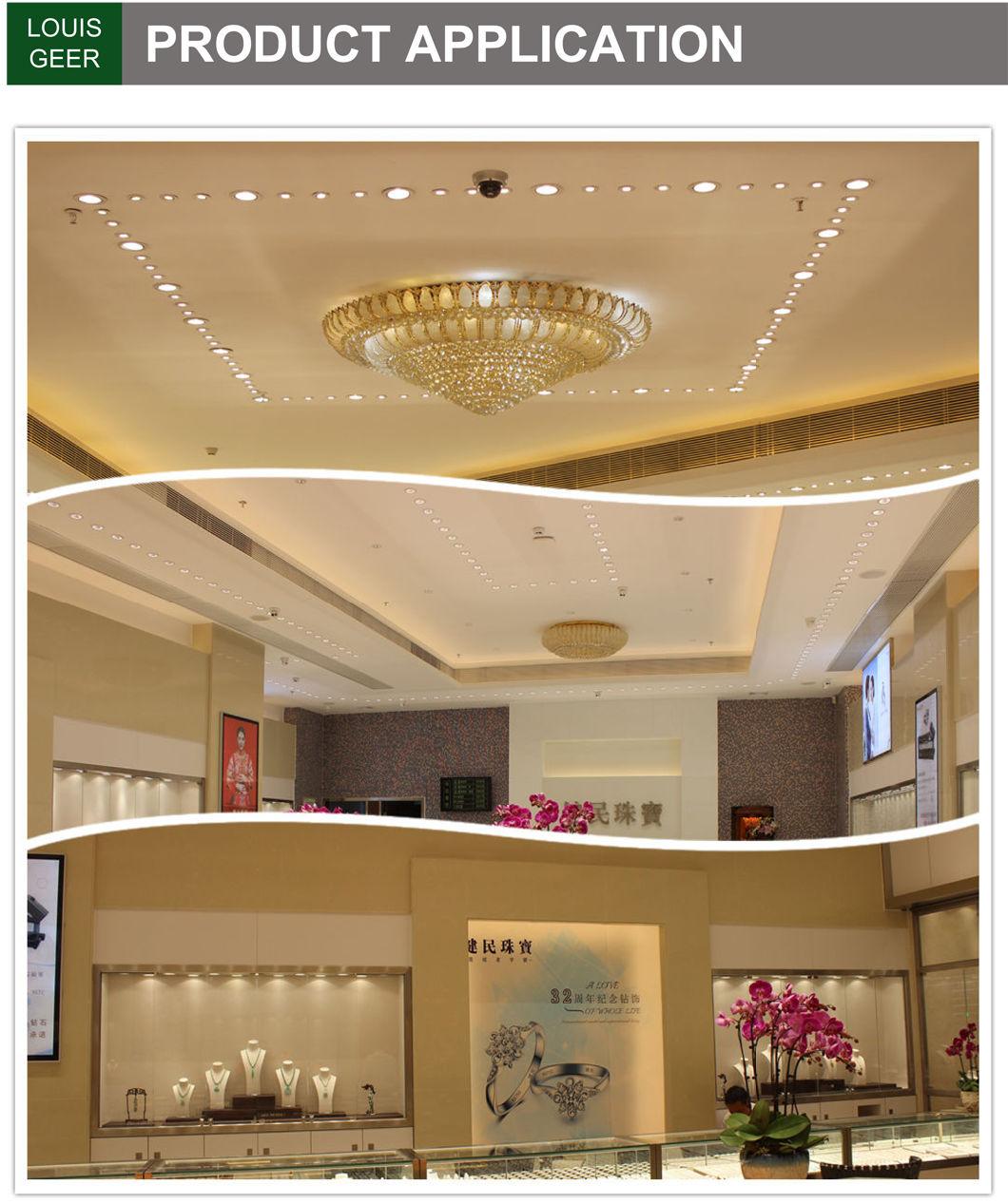 High Quality PC and Aluminum Downlight Ceiling Recessed Adjustable 8W COB Round LED Spot Down Light
