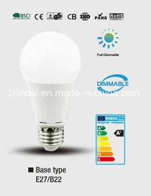 A60 9W Dimmable LED Bulb