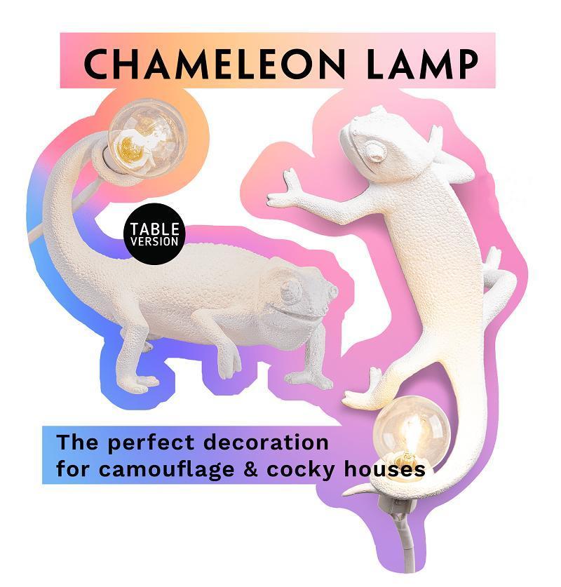 Chameleon Table Lamp Designer Resin Animal Table Lamps (WH-MTB-11)