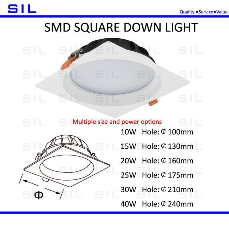 2022 Hot Selling Recessed LED Down Light 15W LED Ceiling Downlight