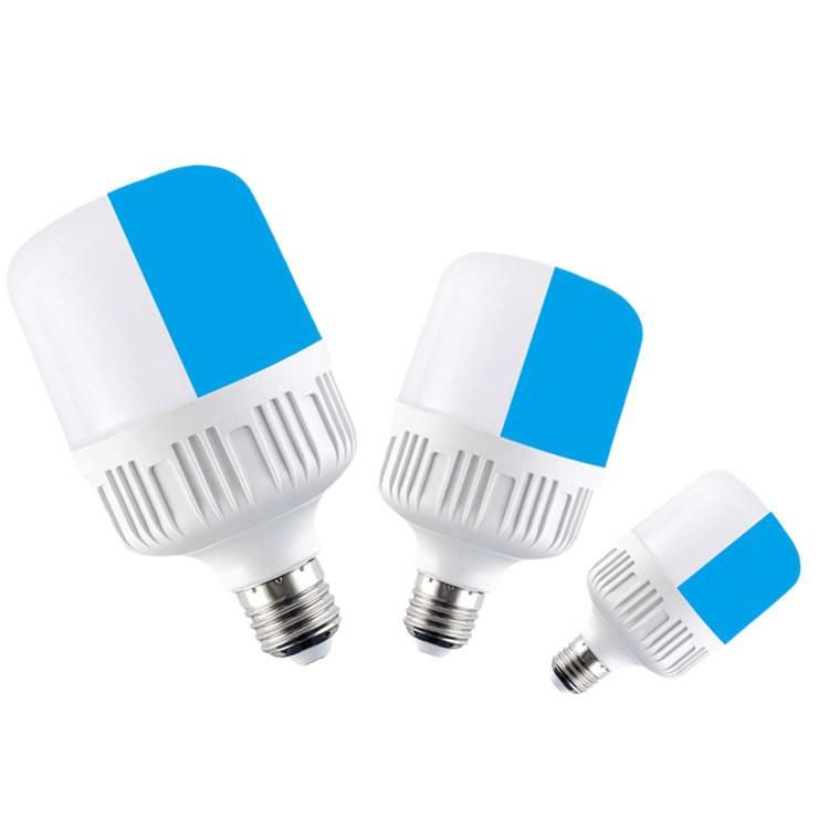 Factory Directly Selling Blue Red Green Pink AC85-265V E27 B22 5W T Shape LED Column Bulb for Warehouse