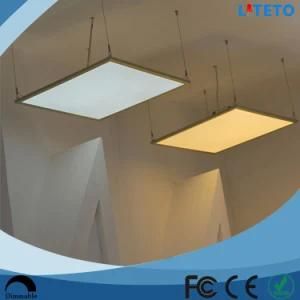 Hanging/Recessed Installation 36W/40W/48W/55W/60W/65W 600X600mm/2by2 Flat Panel LED Light 100lpw PF&gt;0.9 Ce RoHS UL Dlc 3 Years Warranty