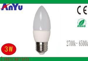 Plastic and Aluminium LED Bulb 3W Light