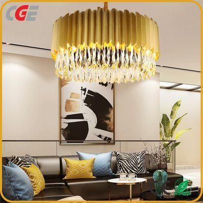 Modern Luxury Style Light Crystal Ceiling Crystal Lamp Chandelier Bedroom Living Room