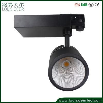 Best Sales LED Bulb Cheap Price Magnetic Ra80 90lm/W Aluminum COB LED Track Light 30W Shop Decoration