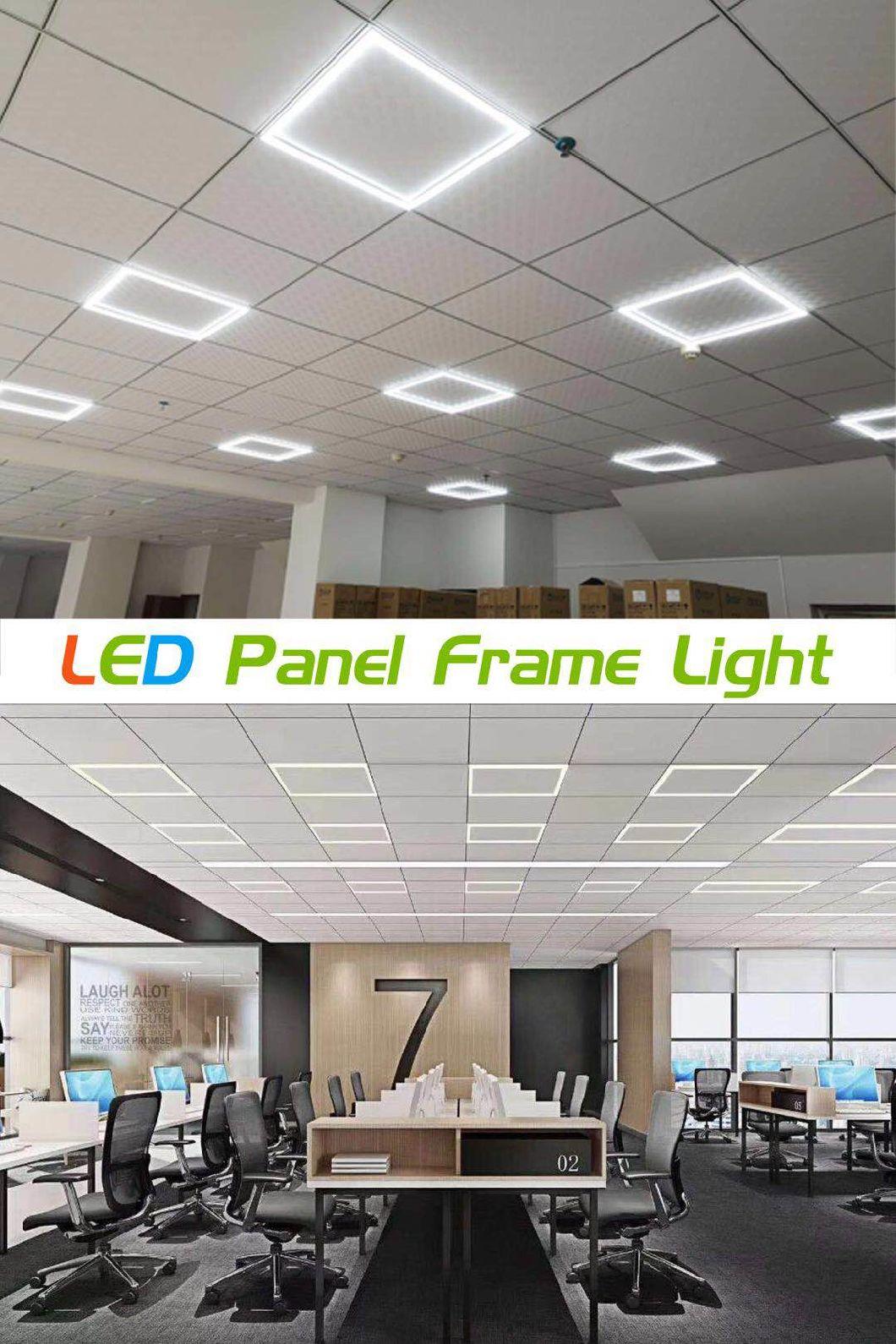 Aluminum Frame Lighting 5 Years Warranty Lifud Driver 42W 110lm/W Grill Frame Panel Lighting