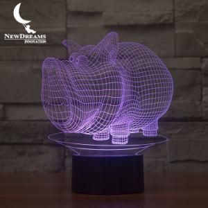 3D LED Lamp Animal Night Light for Kids