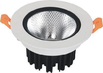 Die Cast Aluminum Lamp Body Round Fixed Recessed LED Spotlight
