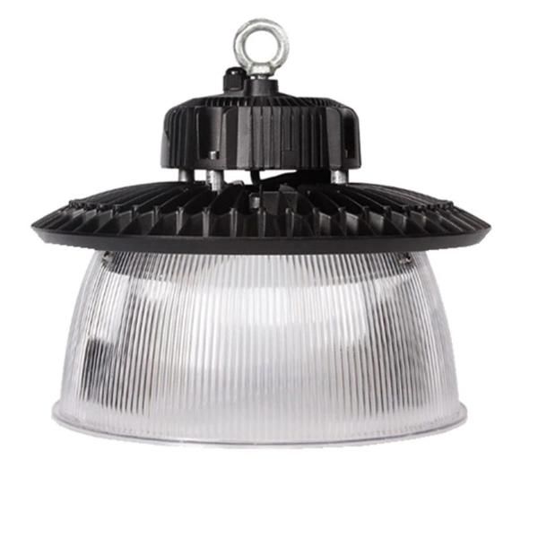 Stadium Natatorium Court Basketball Badminton Gymnasium Lighting No Glare LED High Bay Light for 100W 120W 150W 200W 250W Highbay Aluminum/PC Reflector Cover