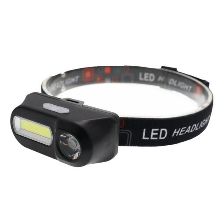 Portable Mini XPE+COB LED Headlamp USB Rechargeable Camping Head Lamp Fishing Headlight Flashlight Torch