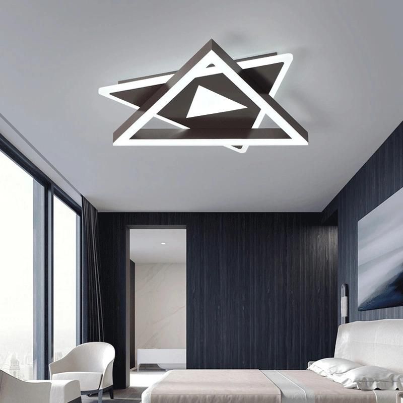 Wm Newest Design Polydon Aluminium LED Ceiling Lamp with Acrylic Diffuser