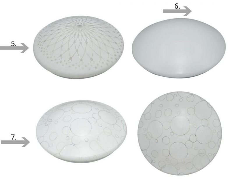 Less Power Consumption Mushroom Cover Ceiling Lights 12W 18W 24W