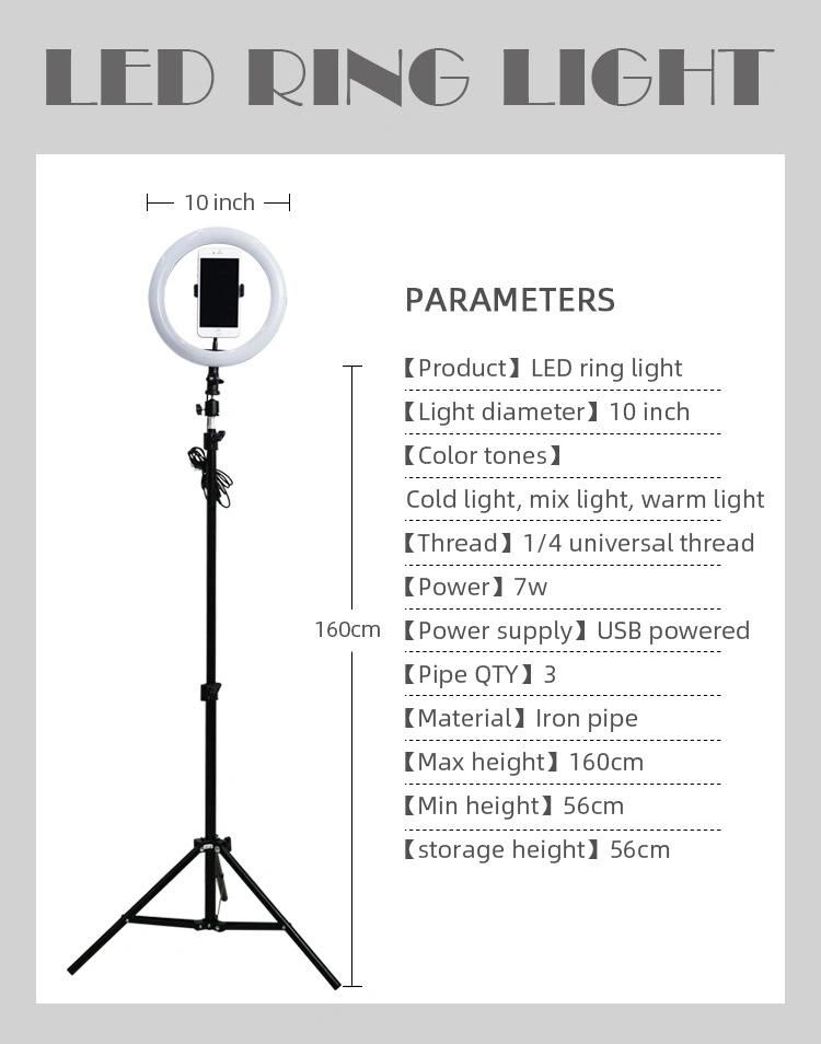 Wholesale Selfie Ring Light, 10 12 Inch 14 Inch 18 Inch Phone Selfie LED Circle Live Big Ring Light with Tripod Stand