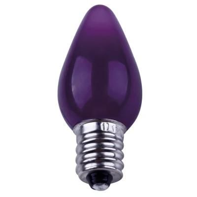 C7 Smooth LED Bulb - Purple