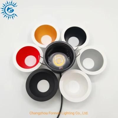 Recessed Indoor COB Downlight IP65 CCT Dimmable