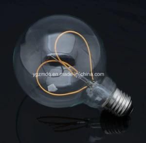 E27 Screw Base G125 Flexible Filament LED Bulb Light