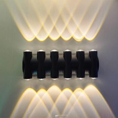 High Luminous Household Garden Hotel Corridor Waterproof Die Casting Aluminium LED SMD Cordless Wall Light with Remote Control