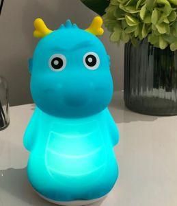 Animal 3D LED Silicone Lights Colorful Table Night Lamp Kid Nursery Bedroom Nite Lite