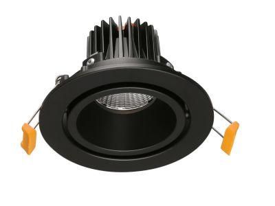 Recessed Aluminum Ra3b LED Downlight Mounting Ring +X Series LED Module