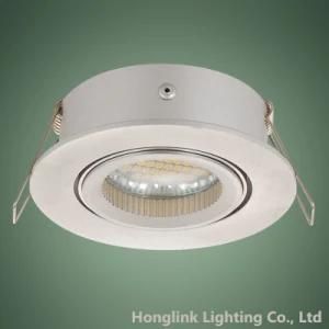Adjustable IP20 Aluminum GU10 MR16 Halogen or LED Recessed Ceiling Downlight