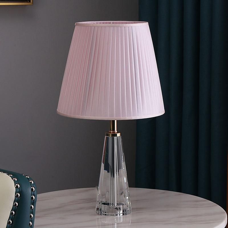 Modern Crystal Table Lamp LED Bedroom Bedside Table Light (WH-MTB-139)