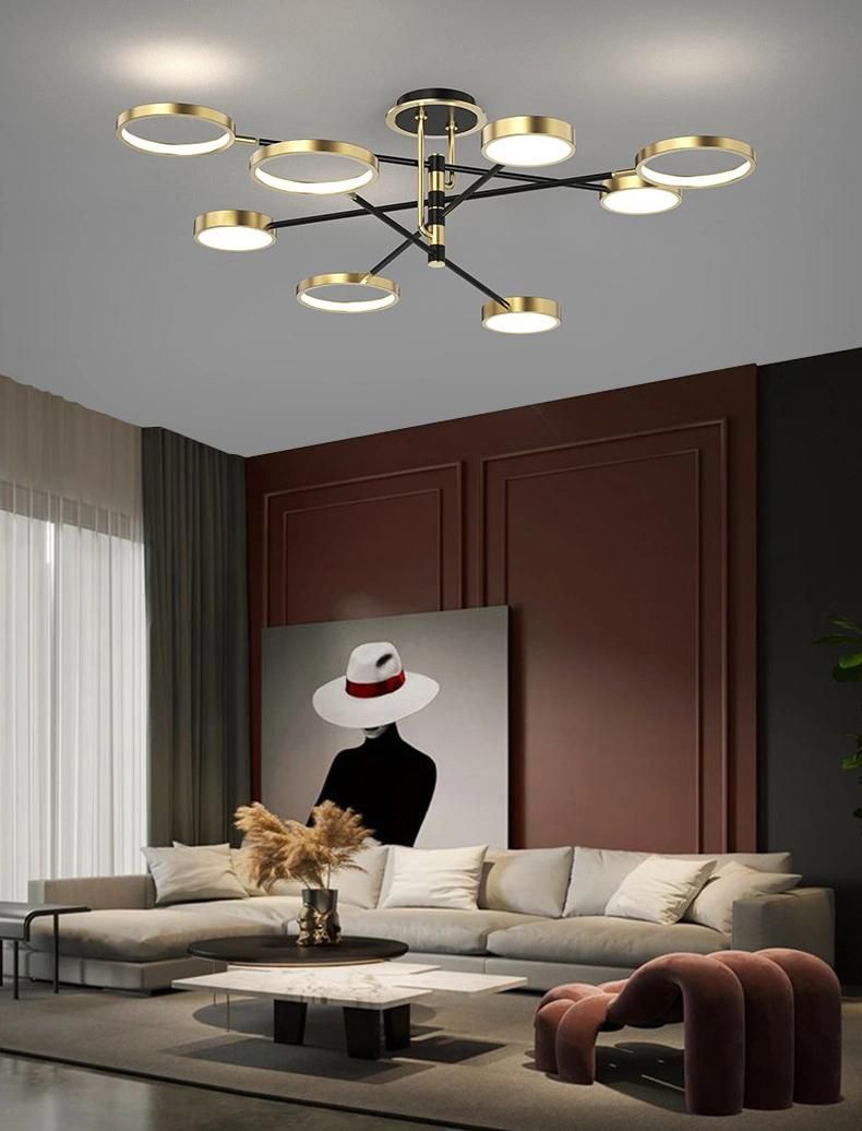 Nordic Surface Mounted Luxury Living Room Bedroom Smart Home LED Light Ceiling Lights