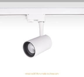 T6017 COB LED Aluminum Ugr&lt;14 3-Circuits Adjustable LED Track Light