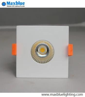 18/36 Degree Square Surface Hotel/Shopping/Mall COB Dimmable LED Downlight