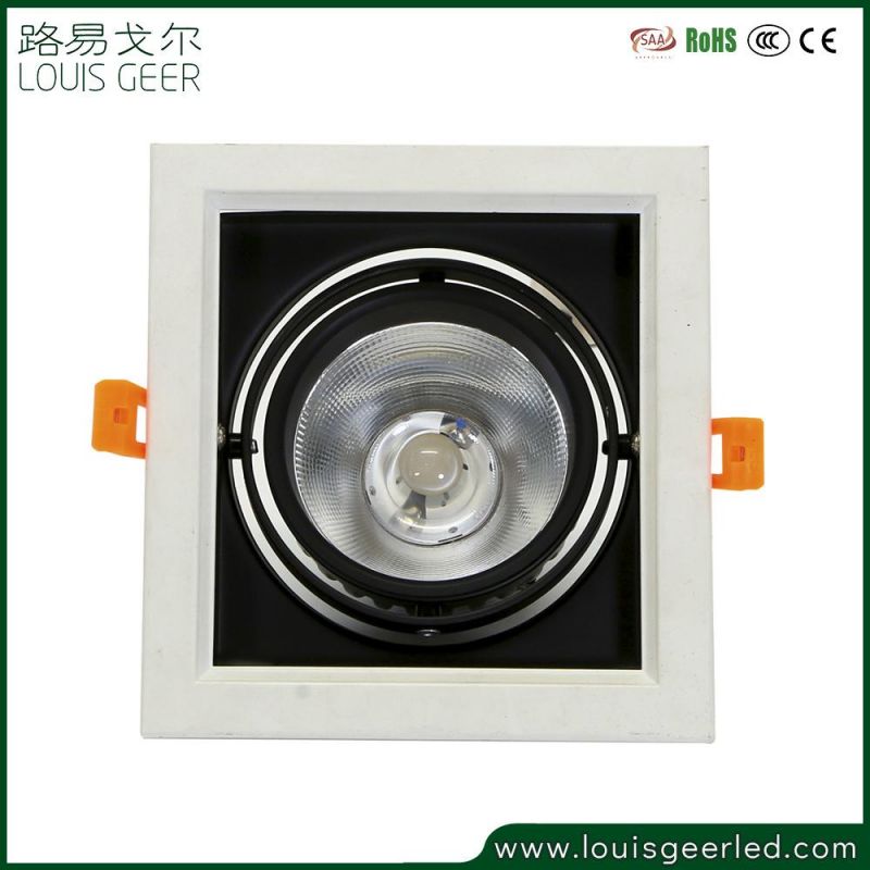 Factory Price 3*12W 2*12W 1*12W Aluminum COB LED Ceiling Grille Spot Light