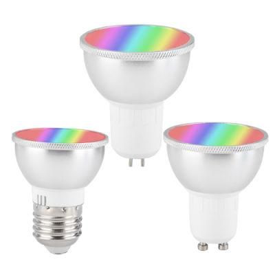 Support Amazon Alexa/Google Home/Tmall Elves WiFi Smart RGBW LED Bulb E14/MR16/GU10 LED Bulb