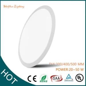 Ultra Thin Hole Size 20inch 36W 500mm Recessed Round LED Panel Light for Office Shopping Mall