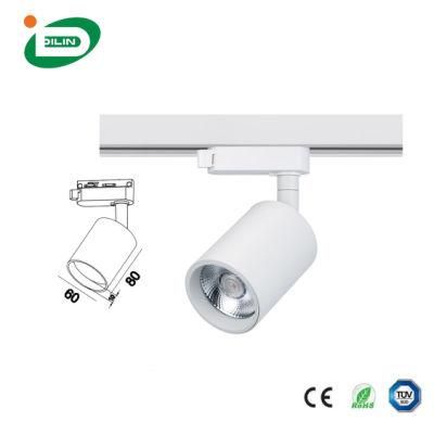 Mini Aluminum Adjustable Spotlight 8W CREE COB Track Light Home LED Ceiling Down Lighting