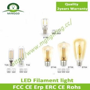 6W St64 LED Filament Light with CE RoHS