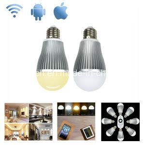 9W Ww/Cw E27 E26 B22 Optional 2.4G WiFi Remote Control LED Bulb China Products