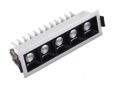 Chinese Factory Super Hot Sale LED Spotlight 10W Indoor Recessed LED Linear Light, COB LED Downlight
