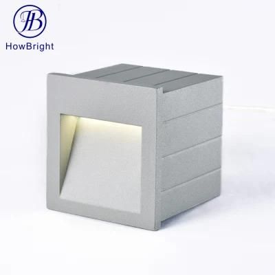 Aluminium LED Wall Light White/Silver/Black Wall Lamp 3W Epistar SMD Chip Stair Light