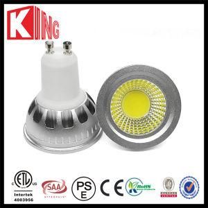 ETL SAA CE 6W 600lm COB LED GU10 Dimmable LED Spot Light