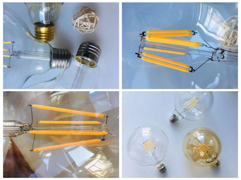 China Factory 8W LED Vintage Lamp G125 LED Filament Lighting Indoor Interior LED Bulb Lamp Decoration Lighting