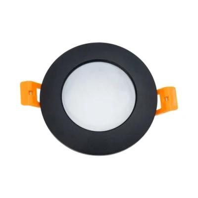 Ce EMC Certificated LED Waterproof GU10 Downlight Fixture for Bathroom Hotel