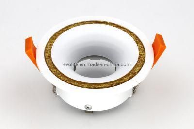 New Design Aluminum 90mm LED Ring MR16 Fixture LED Downlight Frame RF6