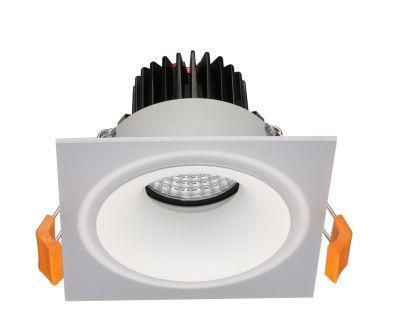 Square LED Downlight Mounting Ring Aluminum COB LED Downlight Module