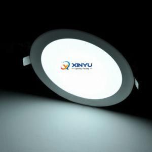 China LED Lamp SMD2835 Recessed LED Panel Light Round 3-24W Slim LED Panel Light White Ceiling Light