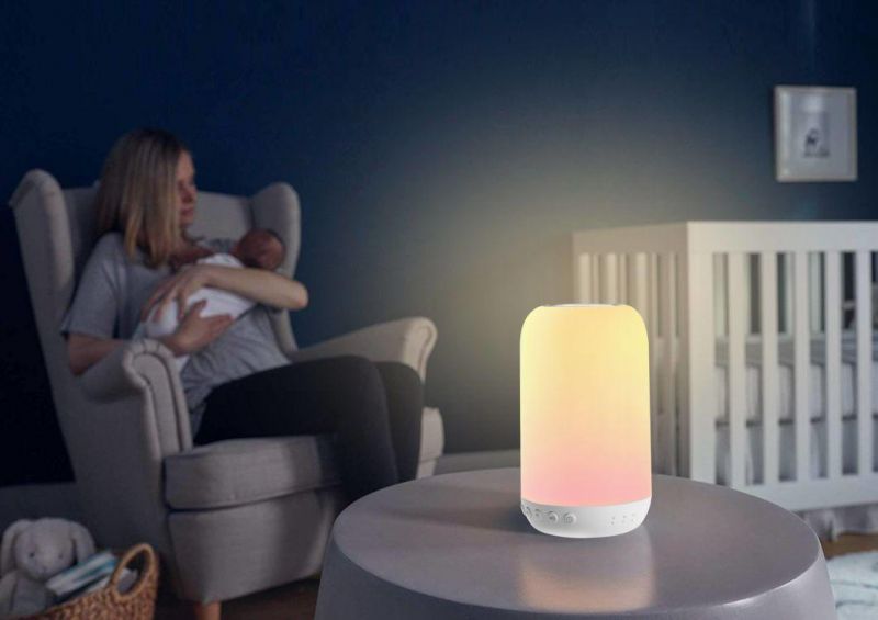 LED Touch Control Induction Dimmer Lamp Smart Dimmable RGB Color Change Rechargeable Bedside Night Light