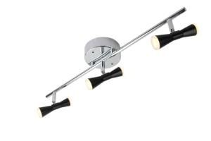 6*LED SMD 1W Black Iron Adjustable LED Spotlight with Slim Tube