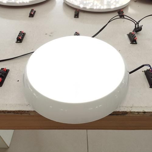 100-240V Surface Mounted IP64 LED Ceiling Light 15W 4000K Nature White (Motion Sensor available)